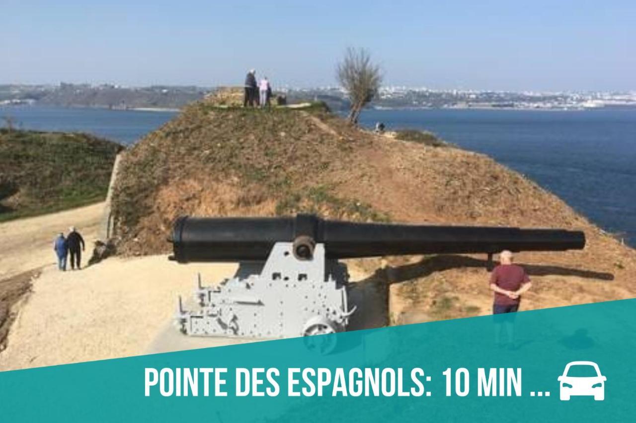 Maison Spacieuse A Deux Pas De La Plage Roscanvel 외부 사진